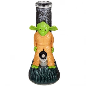 Sklenené bongo Halloween YODA 31cm