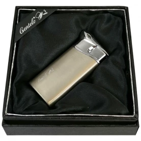 Fajkový zapaľovač Lighter 01 - Šedo strieborný
