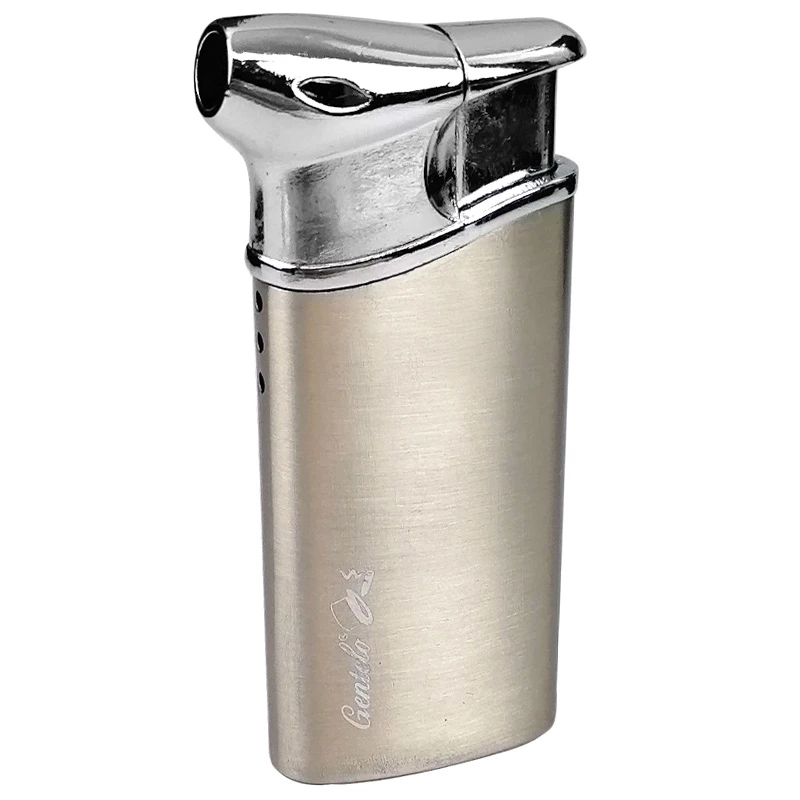 Fajkový zapaľovač Lighter 01 - Šedo strieborný