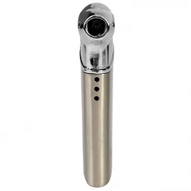 Fajkový zapaľovač Lighter 01 - Šedo strieborný