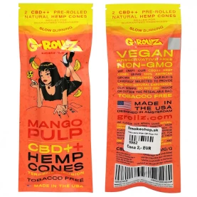 Konopné blunty G-Rollz CBD Mango Pulp 2ks