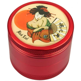 Grinder drvička Geisha Black Leaf 4 dielna Red