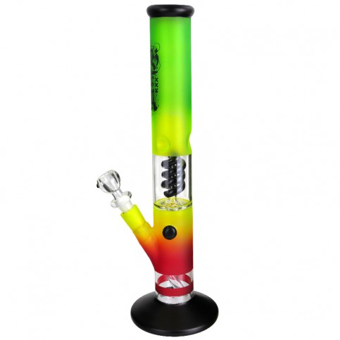 Sklenený bong Amsterdam 40 cm rasta/black