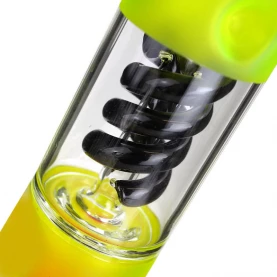 Sklenený bong Amsterdam 40 cm rasta/black