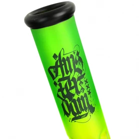 Sklenený bong Amsterdam 40 cm rasta/black