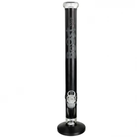 Sklenený bong Boost Straight 55 cm - Čierny