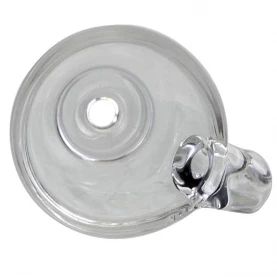 Sklenený bong Boost Straight 55 cm - Čierny