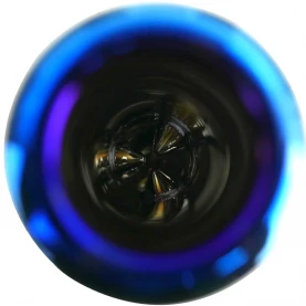 Sklenený bong Electro Coat Design Limited 40 cm - Modrý