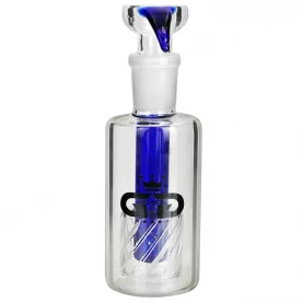 Precooler (predchladič) do bonga Grace Glass 14 cm - Modrý