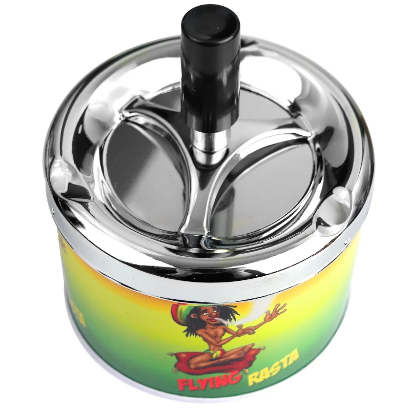 Cigaretový popolník Rasta Stláčací - mix motívov