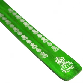 Stojan na vonné tyčinky zelený