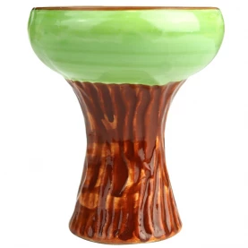 Korunka na vodnú fajku "Tree" Hnedo - zelená