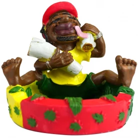 Cigaretový popolník Rastafarián s jointami