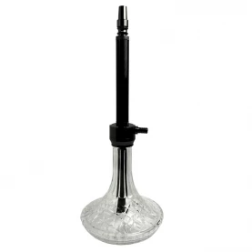 Vodná fajka Kaya Shisha  Inox Carbon Stallion - Gunmetal Black