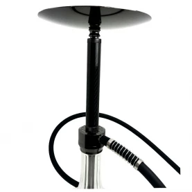 Vodná fajka Kaya Shisha  Inox Carbon Stallion - Gunmetal Black