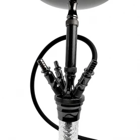 Vodná fajka Kaya Shisha INOX Carbonia Gun