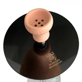 Vodná fajka Kaya Shisha INOX Carbonia Gun