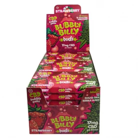 CBD Žuvačky Bubbly Billy Jahoda