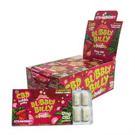 CBD Žuvačky Bubbly Billy Jahoda