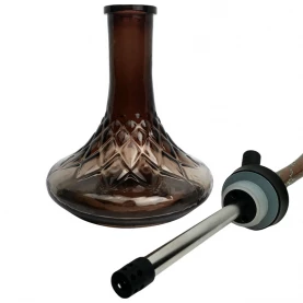 Vodná fajka Amy Deluxe Radiant Brown