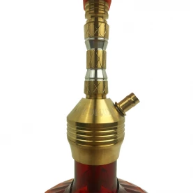 Vodná fajka Amy Deluxe Fusion Shine Mini Red