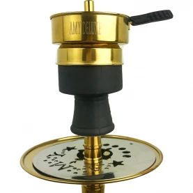Vodná fajka Amy Deluxe Fusion Shine Mini Black