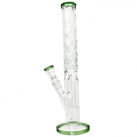 Vodné bongo Twister Spiral Green 35 cm