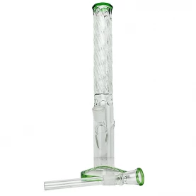 Vodné bongo Twister Spiral Green 35 cm