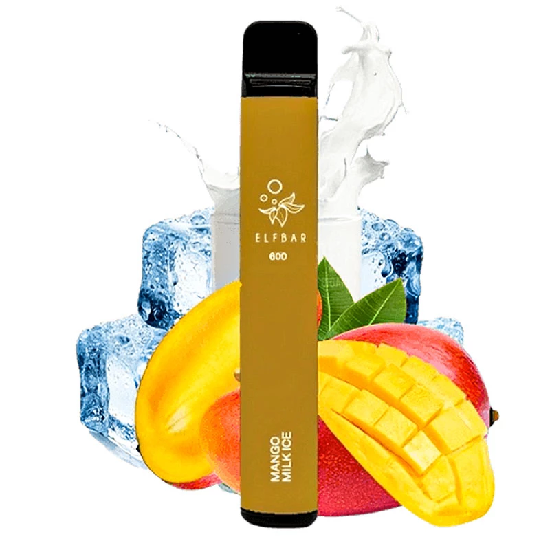 E-shisha - Elf Bar 600/20mg - Mango Milk ICE