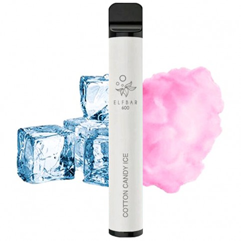 E-Shisha Elf Bar 600/20mg Cotton Candy ICE