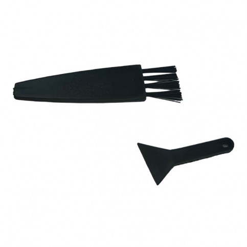 Lopatka a kefka na drvičku (grinder)