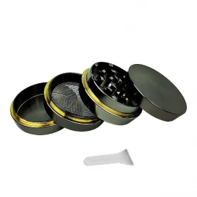 Grinder Drvička 4-dielna 52mm grey-gold