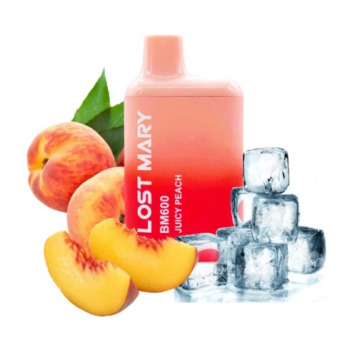 E-shisha Elf Bar Lost Mary BM600 - Juicy Peach