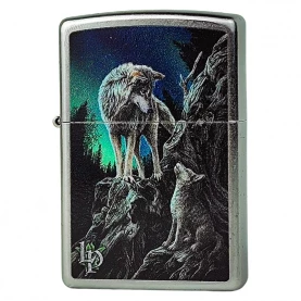 Zapalovač Zippo - Lisa Parker Wolfs Mountain