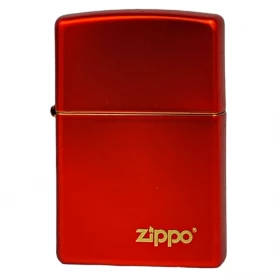 Zapalovač Zippo Melallic Red Logo