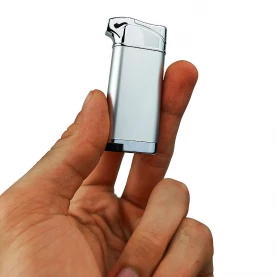 Fajkový zapalovač Window silver