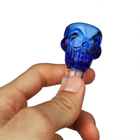 Bong kotol Skull Modrý NS19 - v ruke