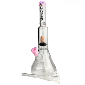 Bong sklo Thug Life rúžová 36cm