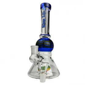 Bong Thug Life Beaker sklo 21cm blue