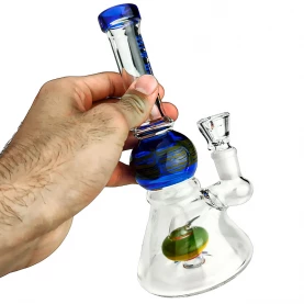 Bong Thug Life Beaker sklo 21cm blue