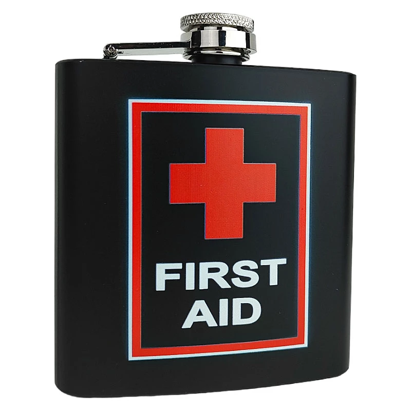 Ploskačka na destilát First Aid