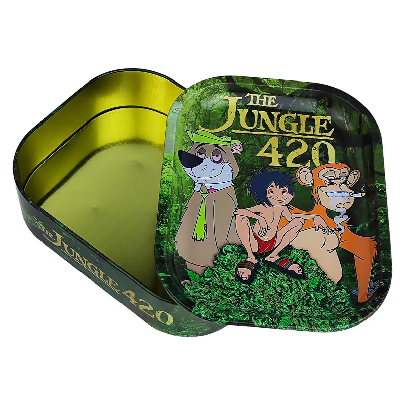 Roll Tray Box The Jungle 420 18x14x5cm