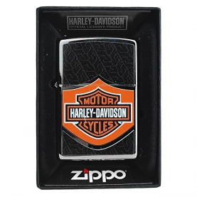 Zapalovač ZIPPO Harley Davidson black&orange