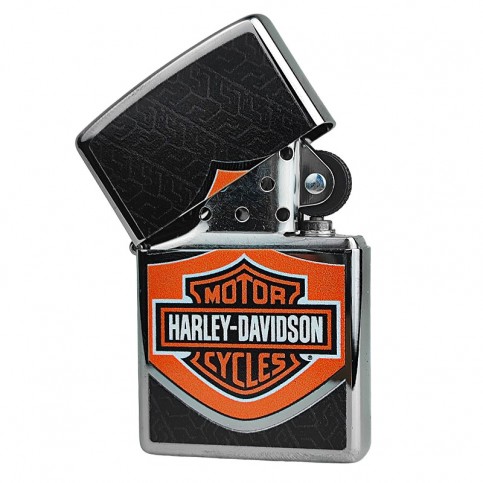 Zapalovač ZIPPO Harley Davidson black&orange