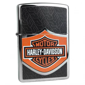 Zapalovač ZIPPO Harley Davidson black&orange