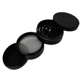 Grinder drvička čierna 55mm 4-diel Zinc