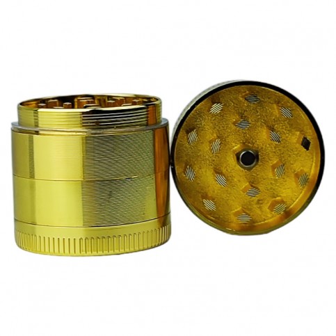 Grinder drvička zlatá Bar 3cm 4-dielna