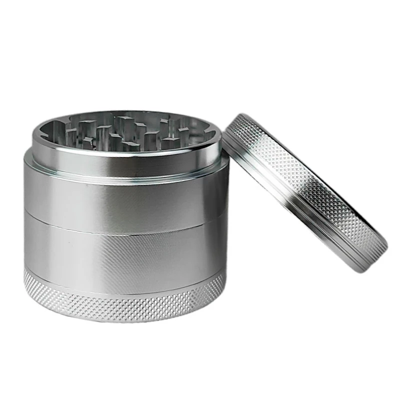 Grinder drvička Alum 55mm strieborná