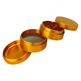 Grinder drvička Alum 55mm zláta