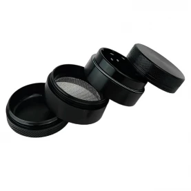 Grinder drvička Alum 40mm čierna